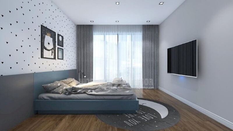 Bố trí nội thất phòng bé đơn giản đẹp phù hợp mọi không gian Thiết kế nội thất